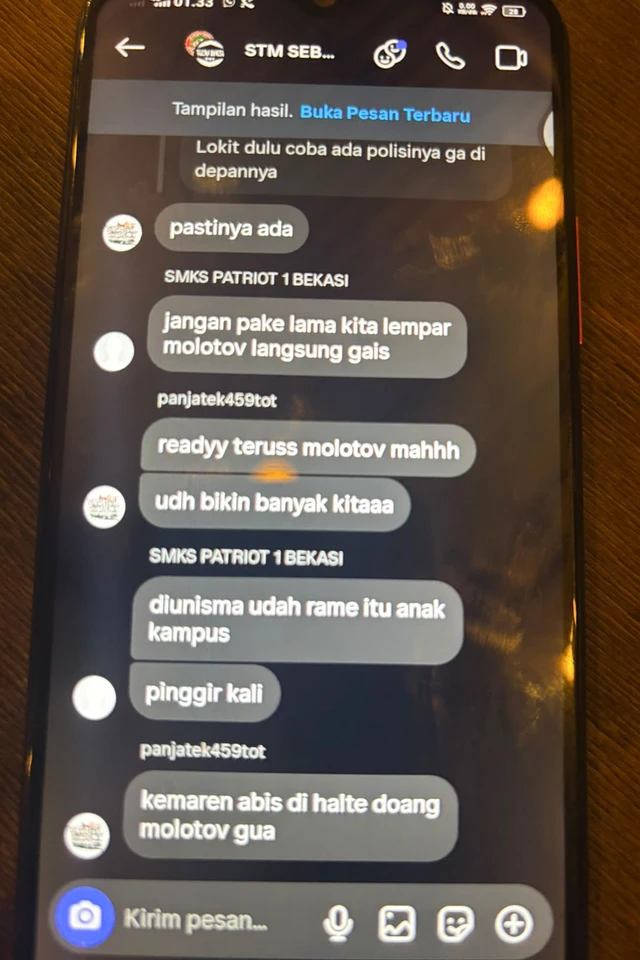 Polisi Bongkar Grup Pelajar di Bekasi, Alumni Diduga Mobilisasi Aksi Rusuh