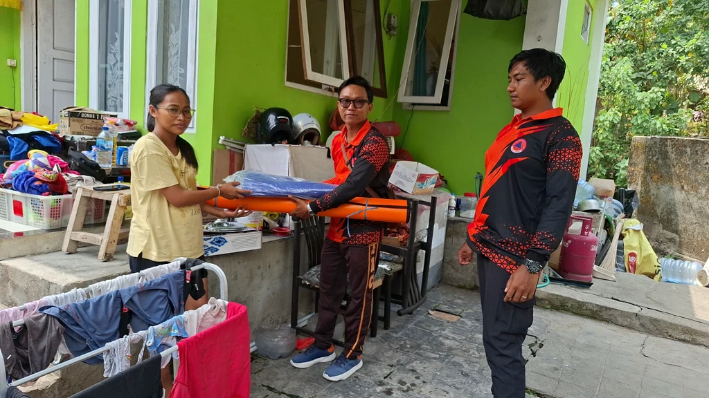 Longsor di Tabanan Rusak Dua Rumah, Satu Warga Terluka