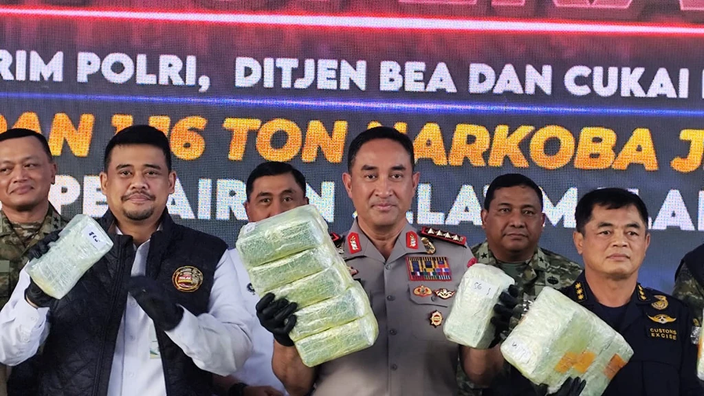 Kapolri Ungkap Jalur Kapal dari Johor, 1,16 Ton Ketamin Disita di Perairan Sumut